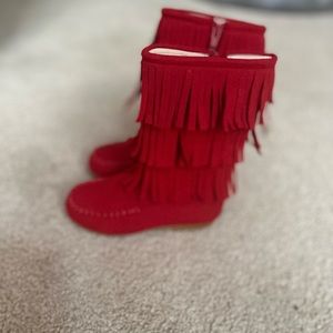 Red boots